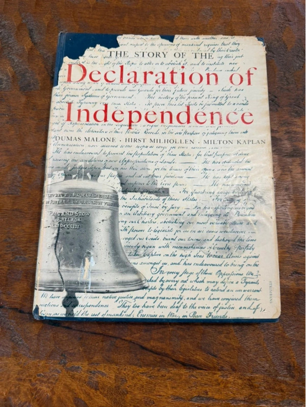 1954 Vintage Old Book- The Story of the Declaration of Independence